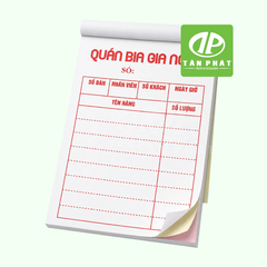 in phiếu order nhà hàng