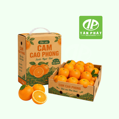 Sản xuất thùng carton đựng cam