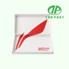 in hộp giấy đựng vợt pickleball