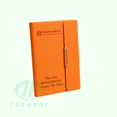 In sổ tay in logo