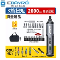 Tua vít điện Deli 19 chi tiết