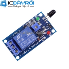 Cảm biến lửa đóng ngắt relay 12V