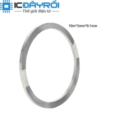 Kẽm hàn cell pin 0.1*3mm 10 mét