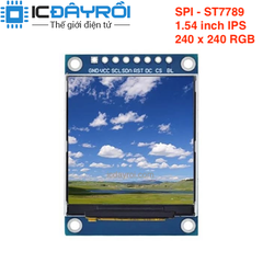 Màn hình LCD SPI 1.54 inch 240x240 IC ST7789 TFT IPS