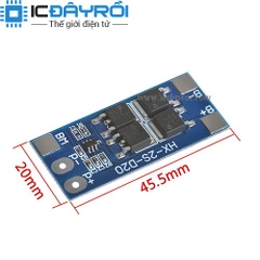 Mạch sạc và bảo vệ pin HX-2S-D20 2S 20A