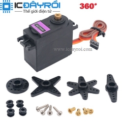 Servo MG996R bánh răng kim loại quay 360 độ