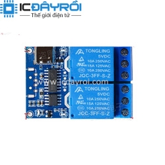 Module 2 relay 5V USB điều khiển PLC LCUS-2 cổng Type-C