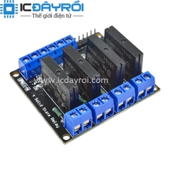 Module 4 Relay rắn SSR (5 VDC) kích mức cao