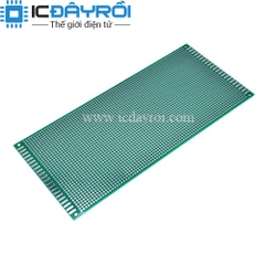 PCB 13x25cm phủ xanh một mặt