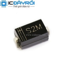 Diode chỉnh lưu RL207 S2M SMA 2A 1000V