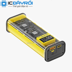 Pin sạc dự phòng PD 100W 20000mAh (Sạc nhanh 2 chiều trong suốt)