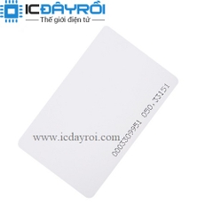 Thẻ trắng RFID TK4100 tần số 125Khz