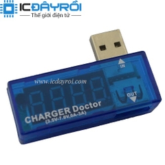 USB tester V1 đo điện áp và dòng điện