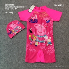 Set bơi tay ngắn Peppa Pig từ 18 - 35kg no. 6902