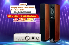 Bộ Hi-fi Amply Denon 1600NE+ Loa Jamo D590