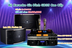 Bộ Karaoke Gia Đình  GD35 Cao Cấp Loa JBL Pasion12, Đẩy AAP 4002, Mixer K1000ii, Micro AAP K800II