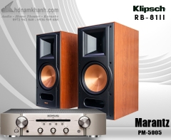 Bộ Hi-fi Amply Marantz PM5005 + Loa Klipsch RB-81 ii