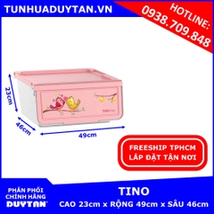 Tủ nhựa Duy Tân TINO 1 tầng ( Hồng )