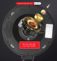 Ấm siêu tốc 18A11 - 1.7 Lít - Bảo Hành 2 năm