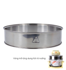 Vòng tăng thể tích từ 12L lên 17L của lò nướng thủy tinh