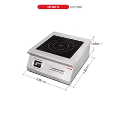 Bếp từ công nghiệp GLC-IN 5000 / 5000W / Bảo hành 2 năm