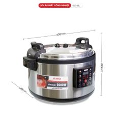 Nồi áp suất GLC - 60 / 55 Lít - Bảo hành 2 năm