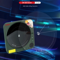 Bếp điện quang 2024 - Công suất 2000W - Bảo hành 1 năm