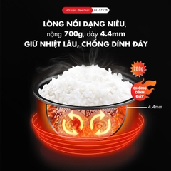 Nồi cơm điện 1712B - 1.2 Lít - Bảo hành 2 năm