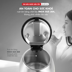 Ấm siêu tốc 0012A - 1.2 Lít - Bảo hành 1 năm
