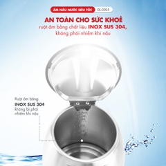 Ấm Siêu Tốc 0025 - 2.5 Lít - Bảo hành 1 năm