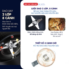 Máy xay sữa hạt 1417A - 1.75 Lít - Bảo hành 2 năm