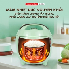 Nồi cơm điện 1708 - 0.8 Lít - Bảo hành 2 năm