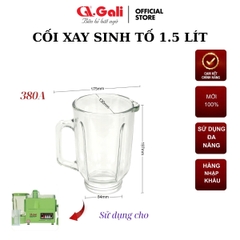 Ly xay sinh tố thủy tinh 1.5 Lít