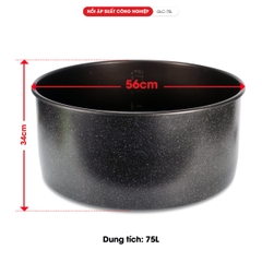 Nồi áp suất đa năng GLC-75L / 75 Lít - Bảo hành 2 năm