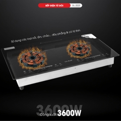 Bếp từ đôi 2025 - Công suất 3600W - Bảo hành 1 năm