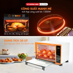 Lò nướng điện 1130A - 30 Lít - Bảo hành 1 năm