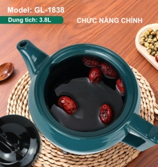 Siêu sắc thuốc 1838 - 3.8L - Bảo hành 2 năm