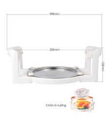 Giá đỡ chân lò nướng thủy tinh