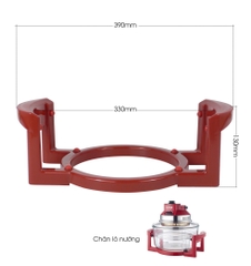 Giá đỡ chân lò nướng thủy tinh