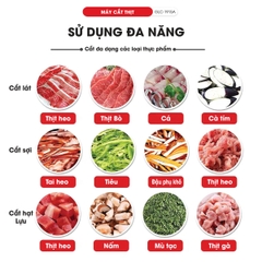 Máy cắt trái cây,rau củ GLC-19TR / Bảo hành 2 năm