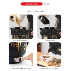 Siêu sắc thuốc 1835 - 3.5L - Bảo hành 2 năm