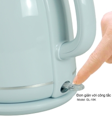 Ấm siêu tốc 18K - 2 lít - Bảo hành 2 năm