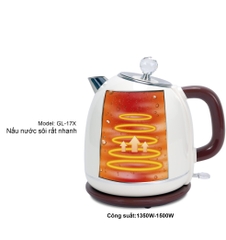 Ấm siêu tốc 17X - 1.7 Lít - Bảo hành 2 năm