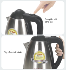 Ấm siêu tốc 0012A - 1.2 Lít - Bảo hành 1 năm