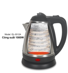 Ấm siêu tốc 0012A - 1.2 Lít - Bảo hành 1 năm