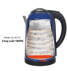 Ấm siêu tốc 0017C - 1.7 Lít - Bảo hành 2 năm