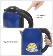 Ấm siêu tốc 0017C - 1.7 Lít - Bảo hành 2 năm