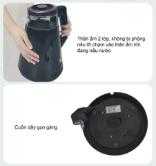 Ấm siêu tốc GL-0017G 1.7 lít