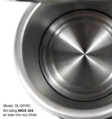 Ấm siêu tốc 0018C - 1.8 Lít - Bảo hành 2 năm