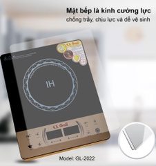 Bếp điện từ 2022 - Công suất 2000W - Bảo hành 1 năm